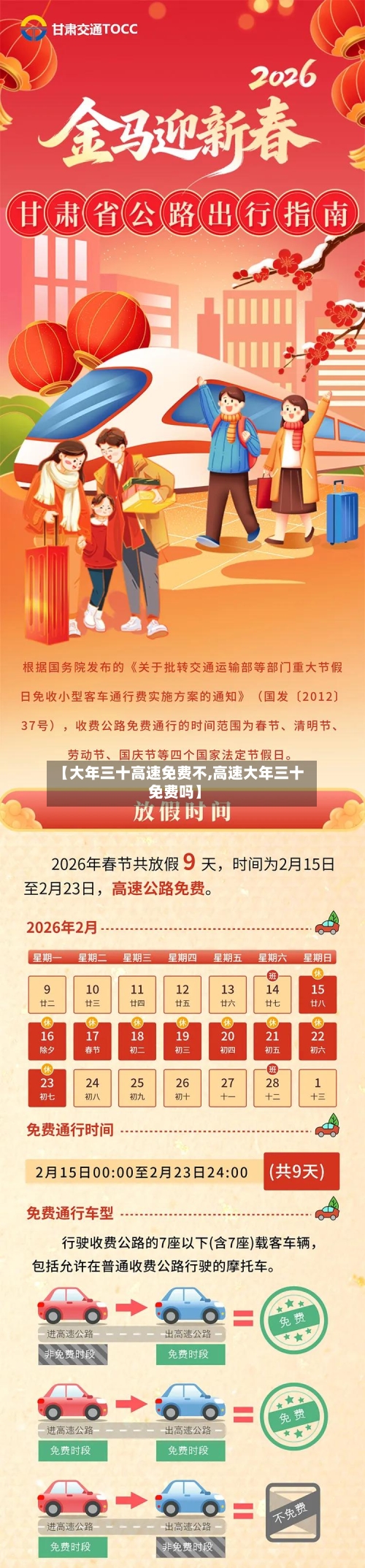 【大年三十高速免费不,高速大年三十免费吗】-第3张图片