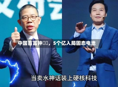 中国首富钟睒睒，5个亿入局固态电池-第2张图片