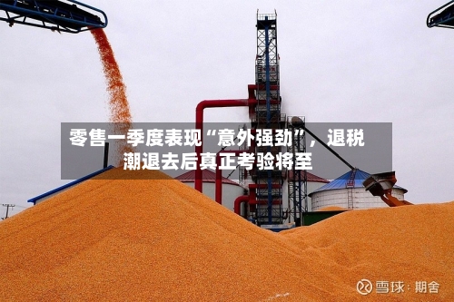 零售一季度表现“意外强劲”	，退税潮退去后真正考验将至-第2张图片