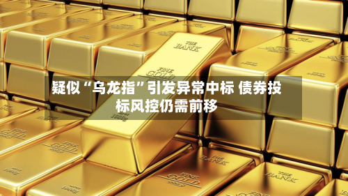 疑似“乌龙指”引发异常中标 债券投标风控仍需前移-第2张图片